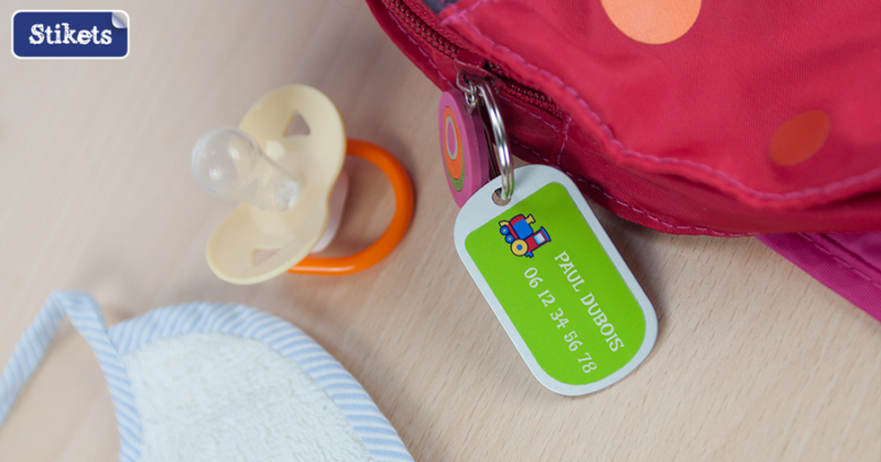 étiquettes à bagages Stikets