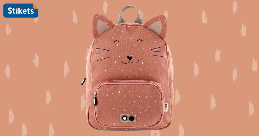 Grand sac ?� dos Trixie maternelle Mrs.Cat personnalis?�e - Stikets